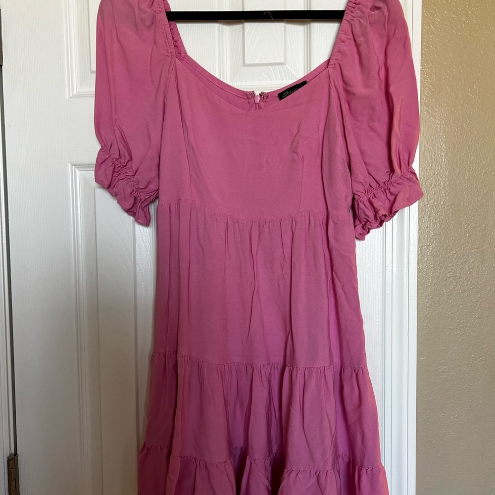 Cute Baby Doll style Summer dress Pink